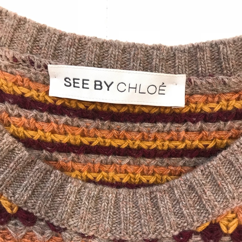 SEE by CHLOE Wool Dress Sz 40 - Picture 2 of 6